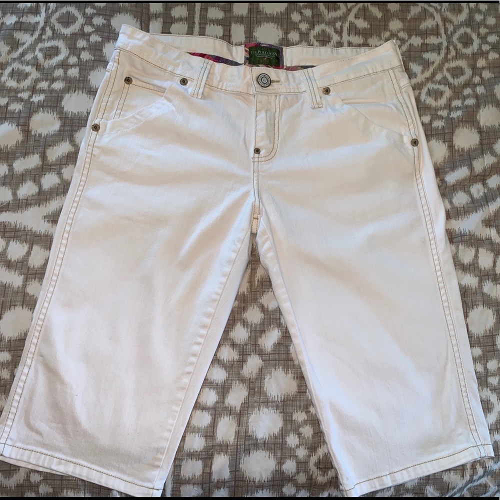 Women’s White Polo Shorts Size 13/14